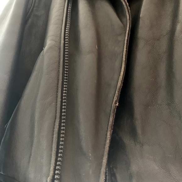 USA made Vintage Leather Motorcycle Jacket - Picture 6 of 8